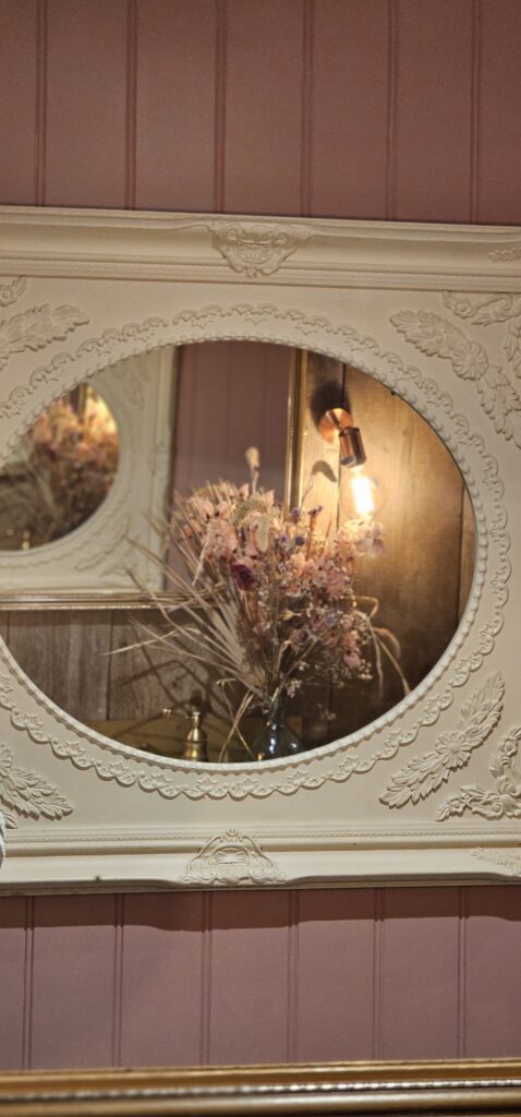 Ladies powder room at the Duke at Woodleys