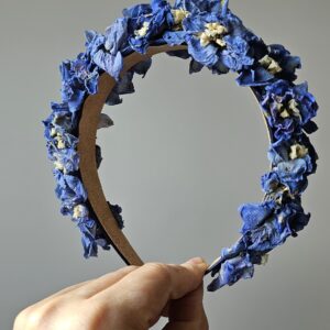 Blue everlasting headband